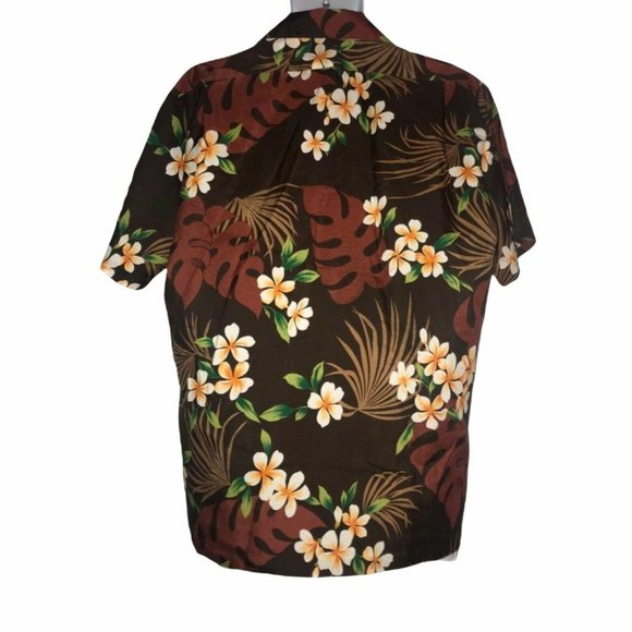 Hilo Hattie Lightweight Floral Hawaiian Shirt L - Picture 6 of 8